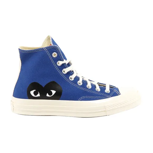 Canvas Sneakers with Lateral Print - Comme des Garçons - Modalova