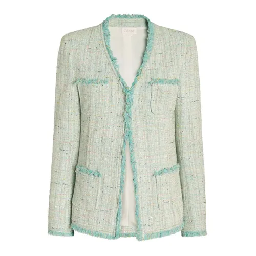 Pocket Fringed Jacket - Genny - Modalova