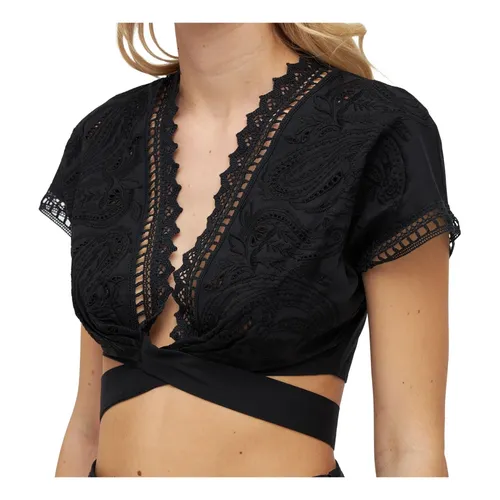 Top de Encaje sin Mangas - Ermanno Scervino - Modalova