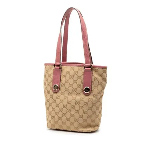 Pre-owned Canvas Tote - Gucci Vintage - Modalova
