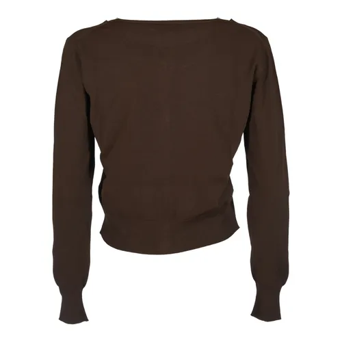 Brown Coreana Sweaters - Roberto Collina - Modalova