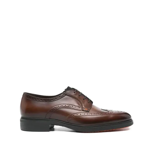 Shoes > Flats > Laced Shoes - - Santoni - Modalova