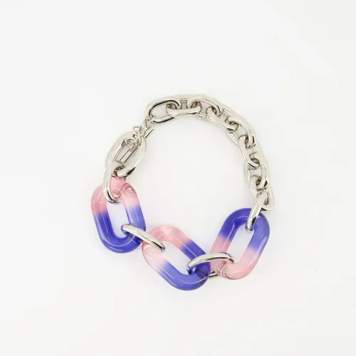 Tie and Dye Link Necklace - Rabanne - Modalova