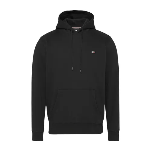 Black Eco-Friendly Hooded Sweatshirt - Tommy Jeans - Modalova
