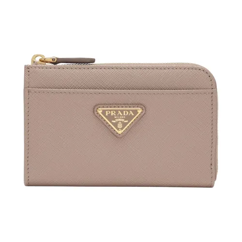 Saffiano Leather Keychain - Prada - Modalova