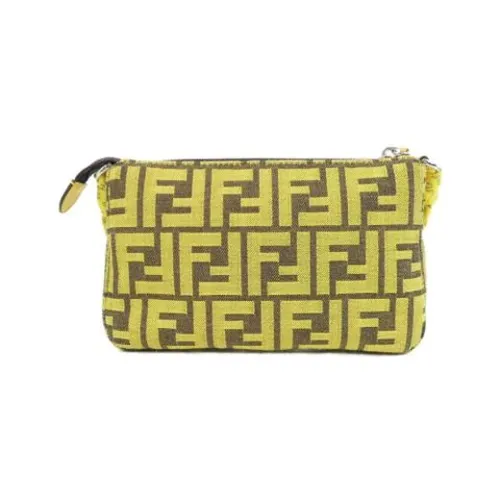 Pre-owned Vintage Canvas Cross Body Bag - Fendi Vintage - Modalova