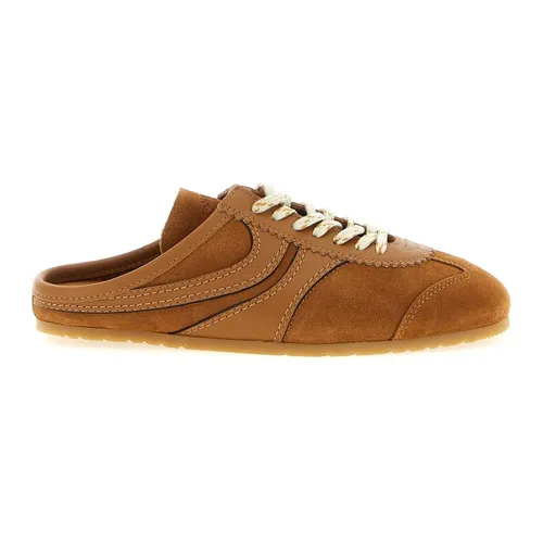 Suede Sneaker Mules - Dries Van Noten - Modalova