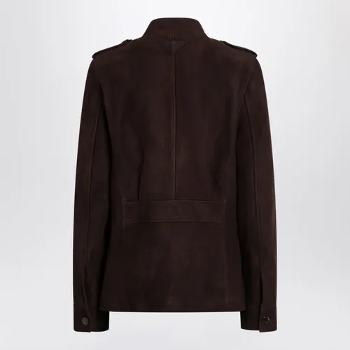 Suede Jacket - Prada - Modalova