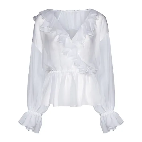 Chiffon Blouse with Ruffles - Dolce & Gabbana - Modalova