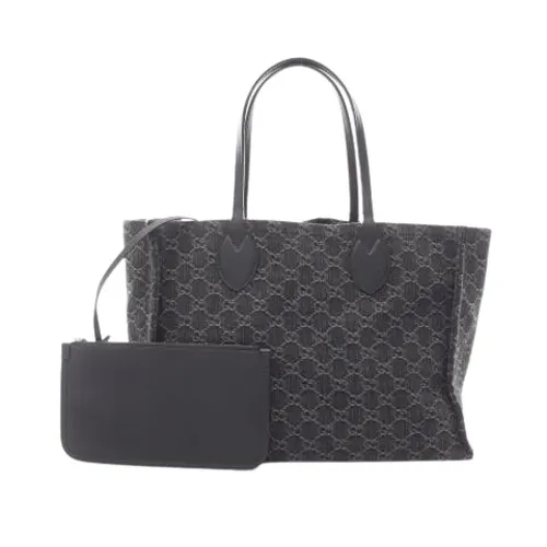 Pre-owned Vintage Canvas Tote Bag - Gucci Vintage - Modalova