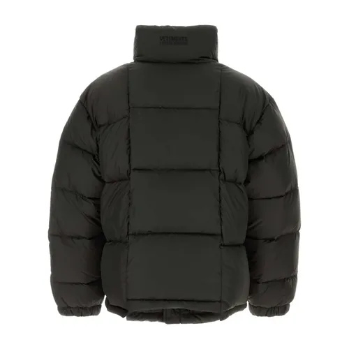 Dark Brown Polyester Down Jacket - Vetements - Modalova