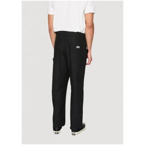 Double Knee Carpenter Pants Black - Obey - Modalova