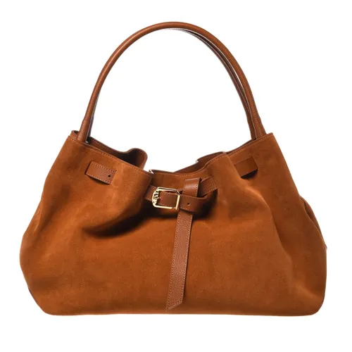 Suede Handbag - Baldinini - Modalova