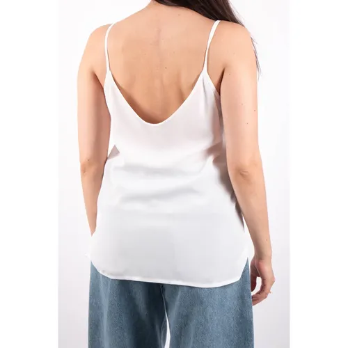 Silkmix creme top Vinita style - Drykorn - Modalova