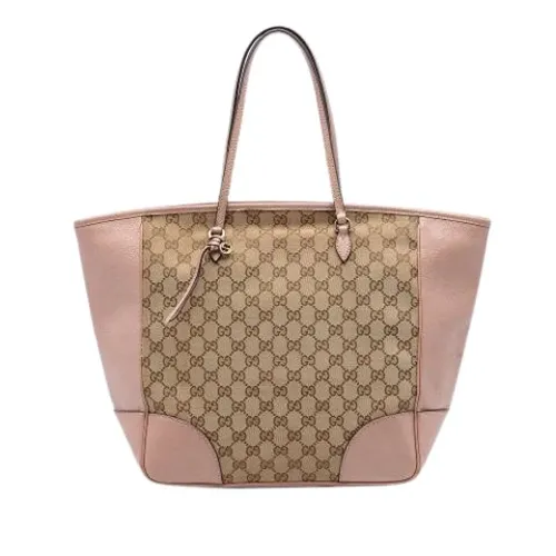 Pre-owned Leather Tote - Gucci Vintage - Modalova