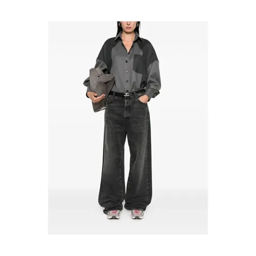 Ash Grey Wool Button Shirt - Stella McCartney - Modalova