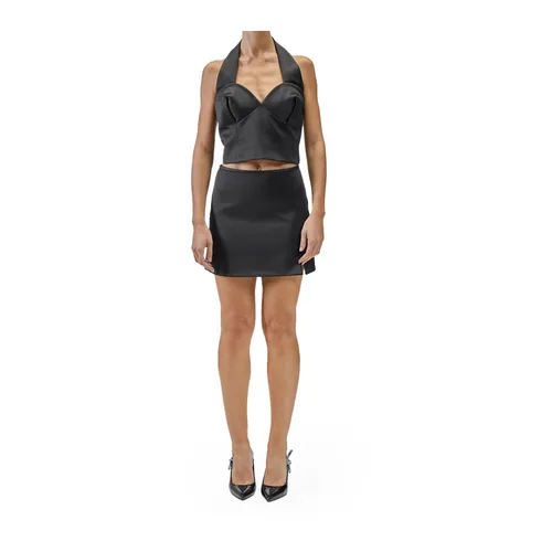Sculpted Satin Halter Top - Marc Jacobs - Modalova