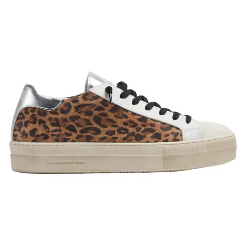 Leopard/Silver Sneaker - P448 - Modalova