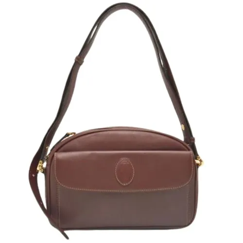 Pre-owned Leather Shoulder Bag - Cartier Vintage - Modalova