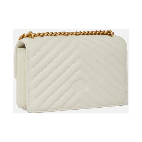 Mini Sheep Nappa Chevron Bag - Pinko - Modalova