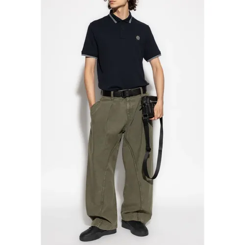 Polo with logo - Stone Island - Modalova