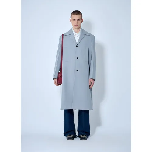Wool Twill Tailored Coat - Gucci - Modalova