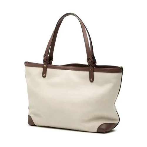Pre-owned Canvas Tote Bag - Gucci Vintage - Modalova