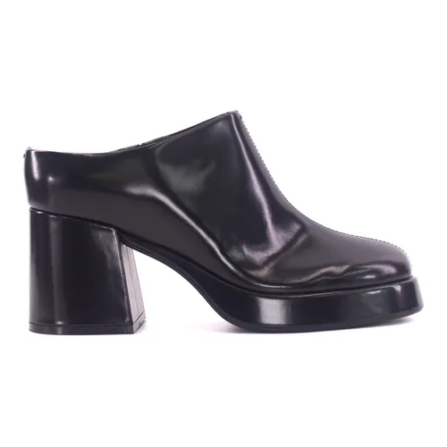 Ec1703Xnero Heeled Mules - Elvio Zanon - Modalova