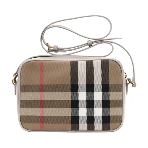 Iconic Check Pattern Shoulder Bag - Burberry - Modalova