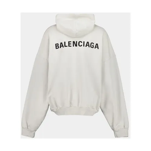 Cotton Back Polo with Hood - Balenciaga - Modalova