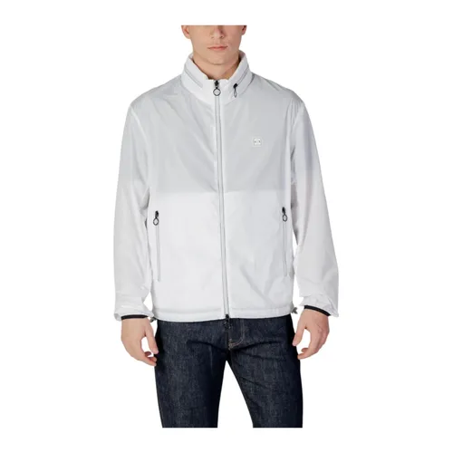 Plain Zip-Up Long Sleeve Jacket - Armani Exchange - Modalova