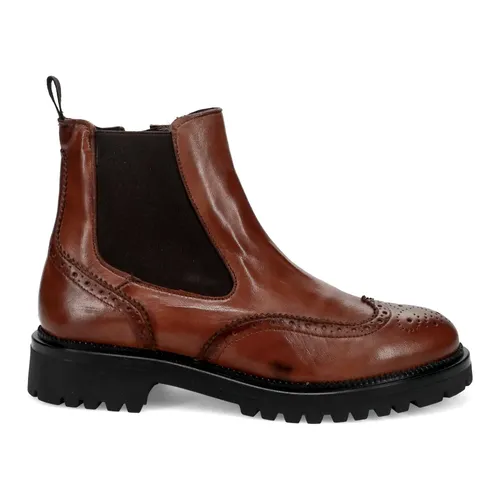 Sangiorgio Boots Leather Brown - Sangiorgio - Modalova