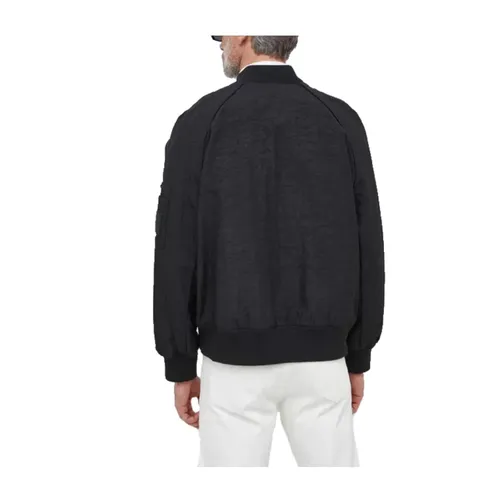 Exposed Zip-Through Bomber Jacket - Calvin Klein - Modalova