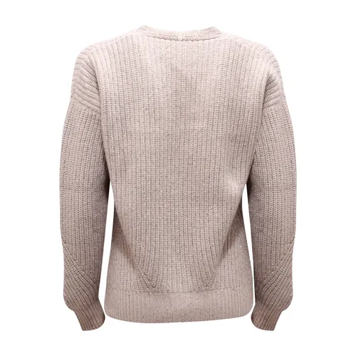 Sequin Wool Cashmere Sweater - Lorena Antoniazzi - Modalova