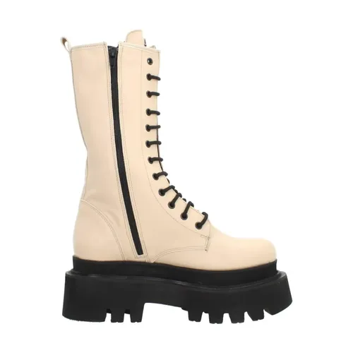 Botas Elegantes con Cordones - Yellow - Modalova