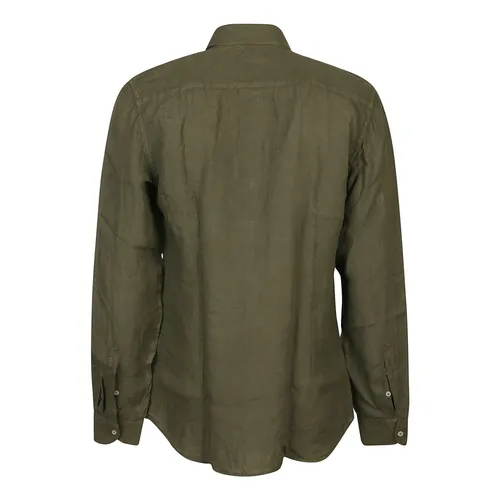 Kiwi Scuro Long Sleeve Shirt - Fay - Modalova