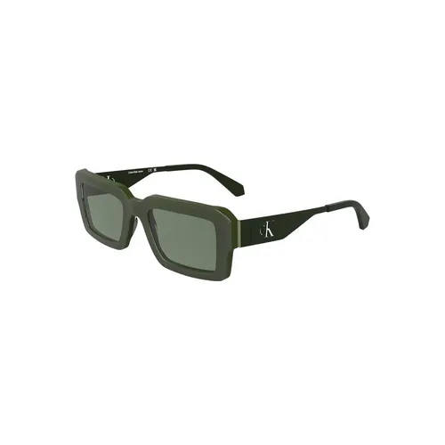 Acetate Rectangle Sunglasses - Calvin Klein - Modalova