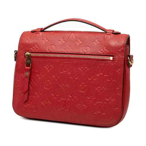 Pre-owned Embossed Leather Shoulder Bag - Louis Vuitton Vintage - Modalova