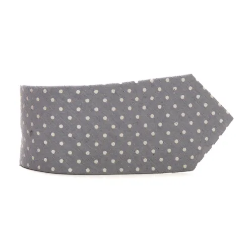 Polka-dot Silk Tie - Canali - Modalova