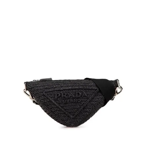 Pre-owned Raffia Belt Bag - Prada Vintage - Modalova