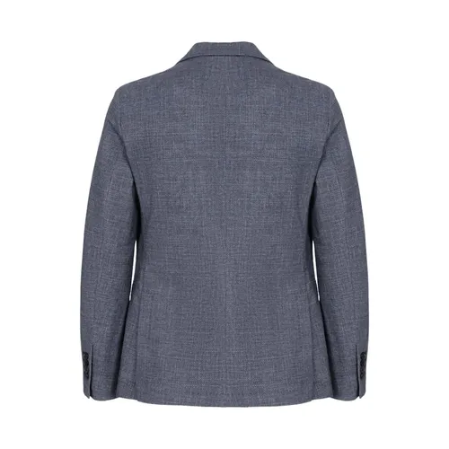 Blue Blazer with Normal Fit - Circolo 1901 - Modalova