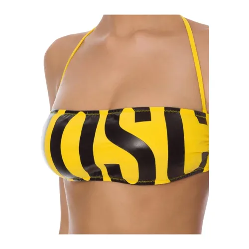 Maxi Logo Bikini Top - Moschino - Modalova