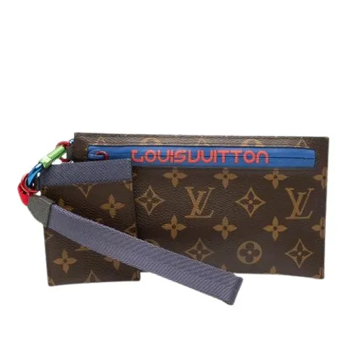 Pre-owned Vintage Canvas Clutch - Louis Vuitton Vintage - Modalova