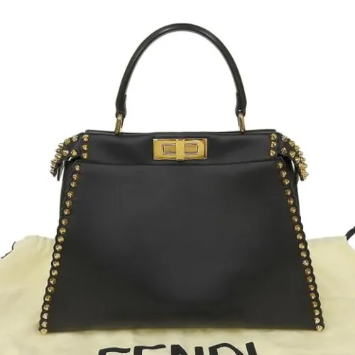 Pre-owned Vintage Leather Handbag - Fendi Vintage - Modalova