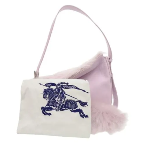 Pre-owned Leather Shoulder Bag - Burberry Vintage - Modalova