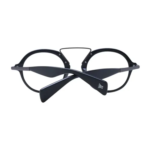 Gray Round Optical Frames - Yohji Yamamoto - Modalova