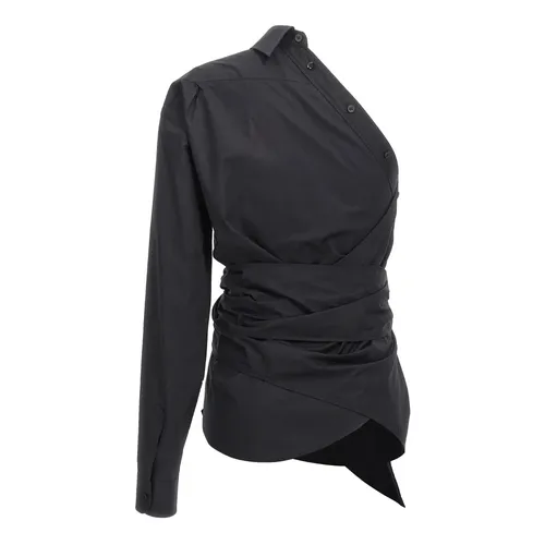 One-Shoulder Shirt - Moschino - Modalova