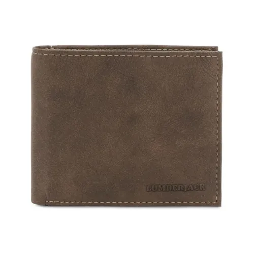 Synthetic Leather Bifold Wallet - Lumberjack - Modalova