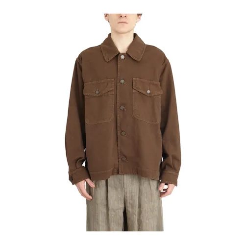 Javari Shirt Jacket - UMA Wang - Modalova