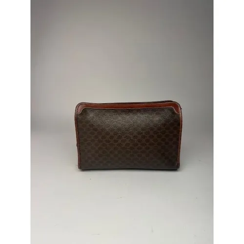 Pre-owned Vintage Leather Clutch - Celine Vintage - Modalova